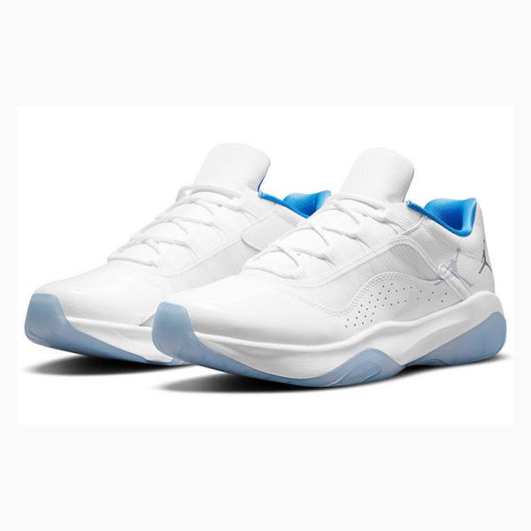 White / Blue Nike CMFT Low Legend Sneakers Men's Air Jordan 11 | JD-902OE