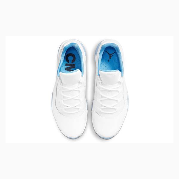 White / Blue Nike CMFT Low Legend Sneakers Men's Air Jordan 11 | JD-902OE