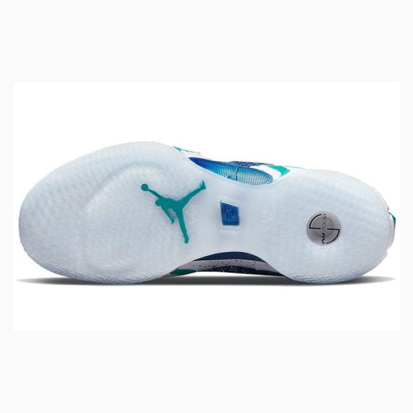 White / Blue Nike Luka PE Luka Doncic Basketball Shoes Men's Air Jordan 36 | JD-329CX