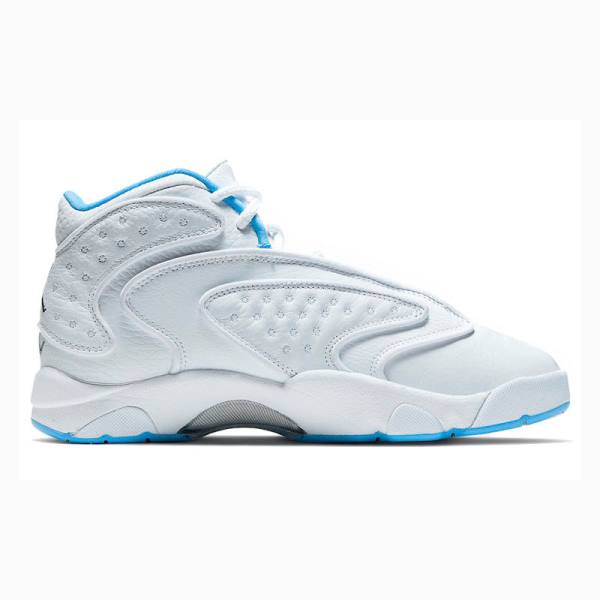 White / Blue Nike OG UNC Basketball Shoes Women's Air Jordan | JD-281HP