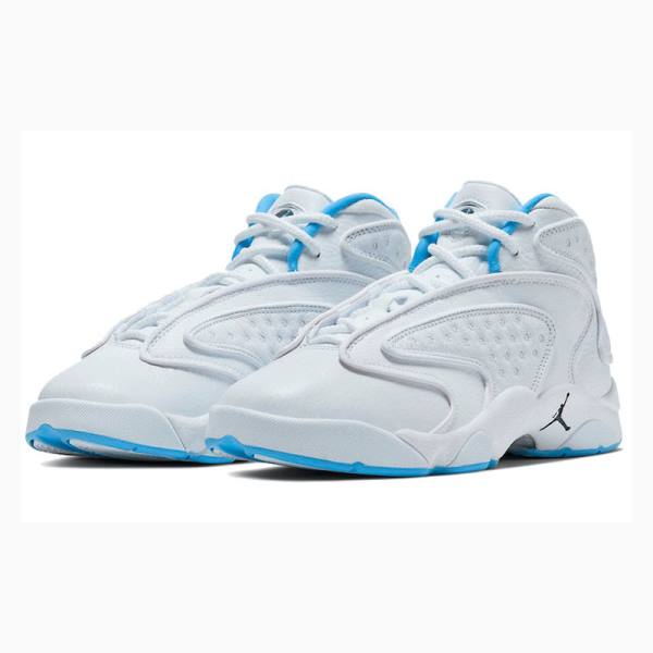 White / Blue Nike OG UNC Basketball Shoes Women's Air Jordan | JD-281HP