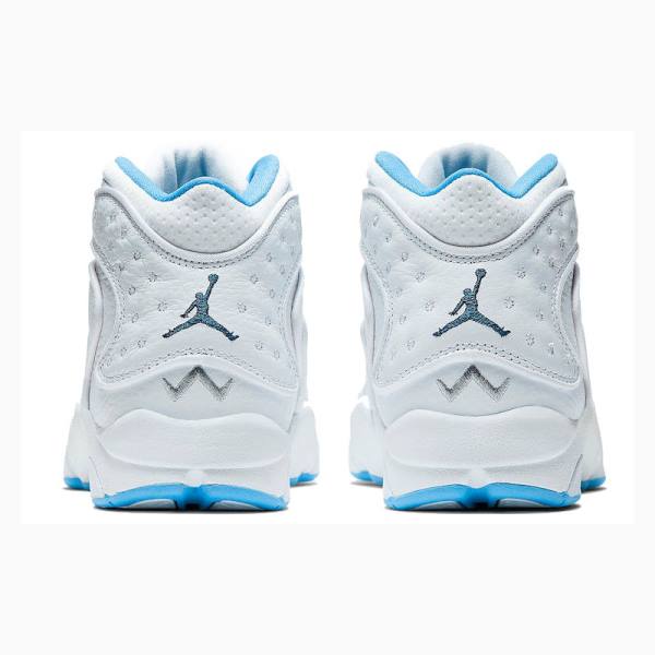 White / Blue Nike OG UNC Basketball Shoes Women's Air Jordan | JD-281HP