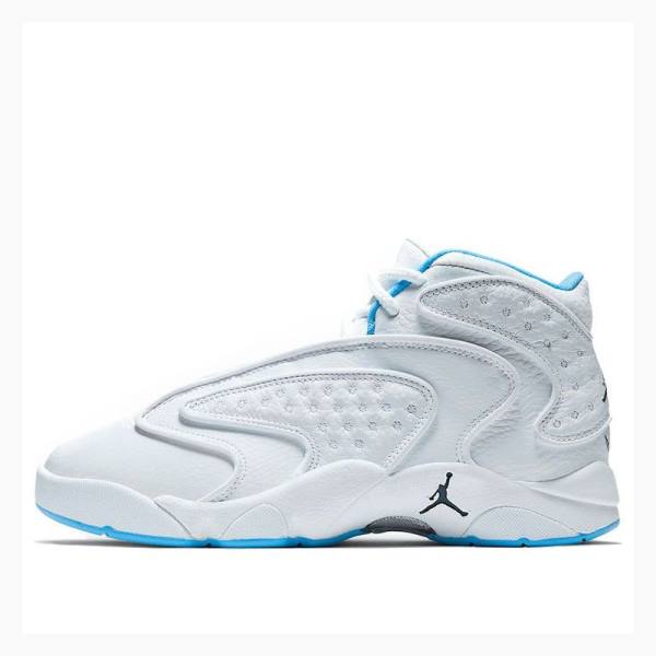 White / Blue Nike OG UNC Basketball Shoes Women\'s Air Jordan | JD-281HP