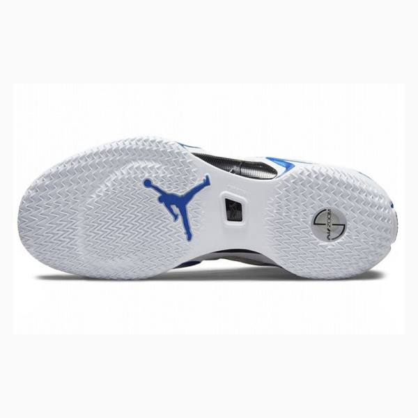 White / Blue Nike PF Basketball Shoes Men's Air Jordan 36 | JD-571YU