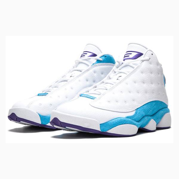 White / Blue Nike Retro CP PE China Edition - What is Love Basketball Shoes Men's Air Jordan 13 | JD-140PF