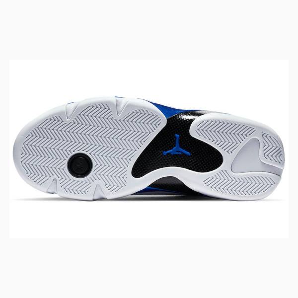 White / Blue Nike Retro Hyper Royal Basketball Shoes Men's Air Jordan 14 | JD-507KG