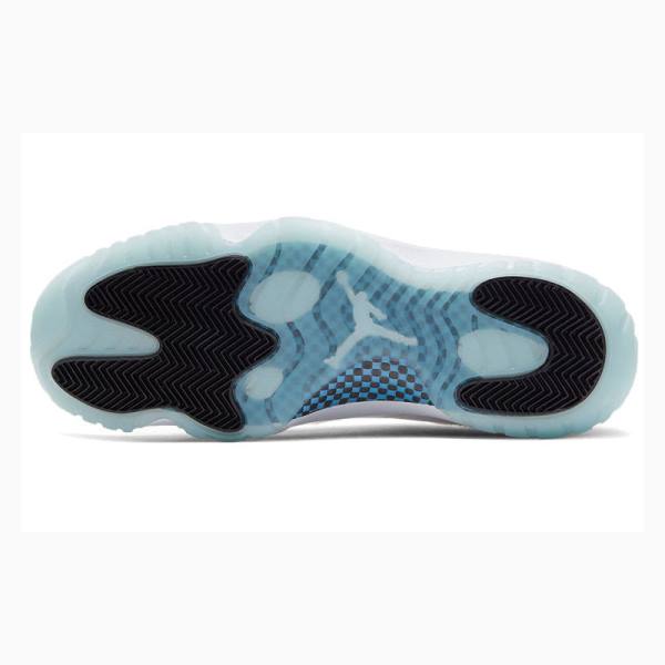 White / Blue Nike Retro Low Legend Sneakers Men's Air Jordan 11 | JD-567BU