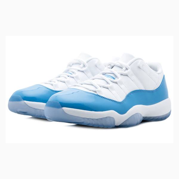 White / Blue Nike Retro Low UNC Sneakers Men's Air Jordan 11 | JD-890BH