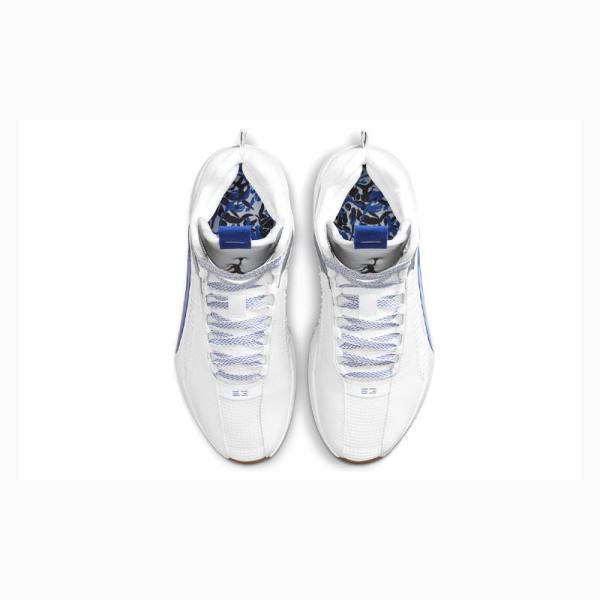 White / Blue Nike Sisterhood' Basketball Shoes Men's Air Jordan 35 | JD-392KD