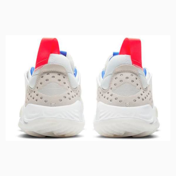 White / Blue / Red Nike Delta Running Shoes Women's Air Jordan | JD-519GF