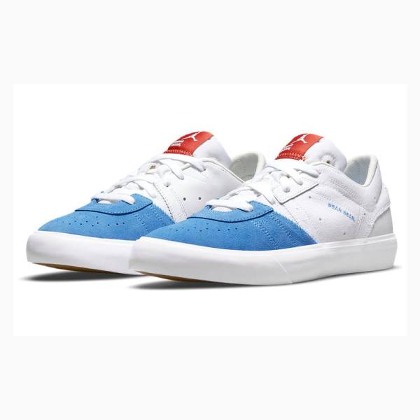 White / Blue / Red Nike Series .02 rsity Blue Sneakers Men's Air Jordan | JD-531XT