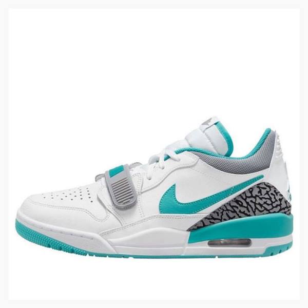 White / Green Nike Legacy 312 Low Washed Teal Sneakers Men\'s Air Jordan | JD-534GF