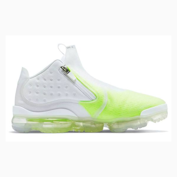 White / Green Nike Reign Volt Basketball Shoes Women's Air Jordan | JD-578UT