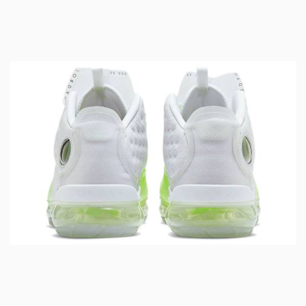 White / Green Nike Reign Volt Basketball Shoes Women's Air Jordan | JD-578UT