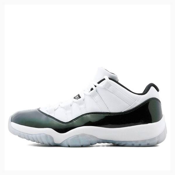 White / Green Nike Retro Low Iridescent Sneakers Men\'s Air Jordan 11 | JD-289UA