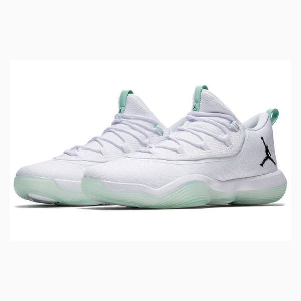 White / Green Nike SuperFly Low PF Sneakers Women's Air Jordan | JD-201IU