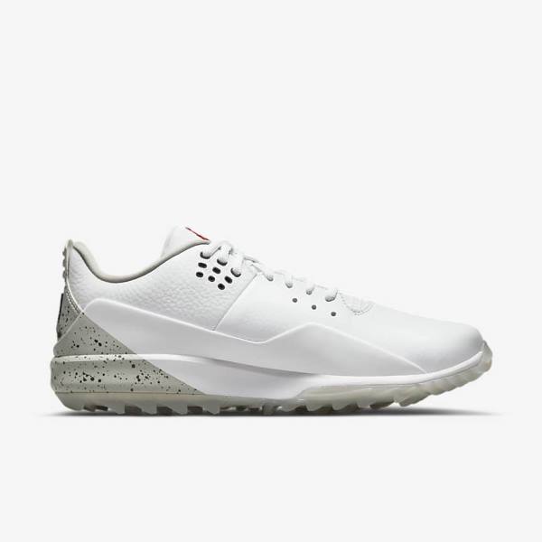 White / Grey / Black Nike ADG 3 Cement Running Shoes Men's Air Jordan | NK726KQH