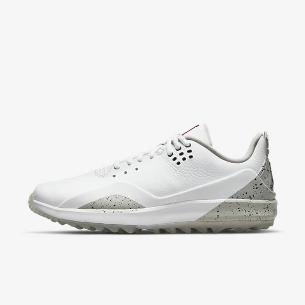 White / Grey / Black Nike ADG 3 Cement Running Shoes Men\'s Air Jordan | NK726KQH