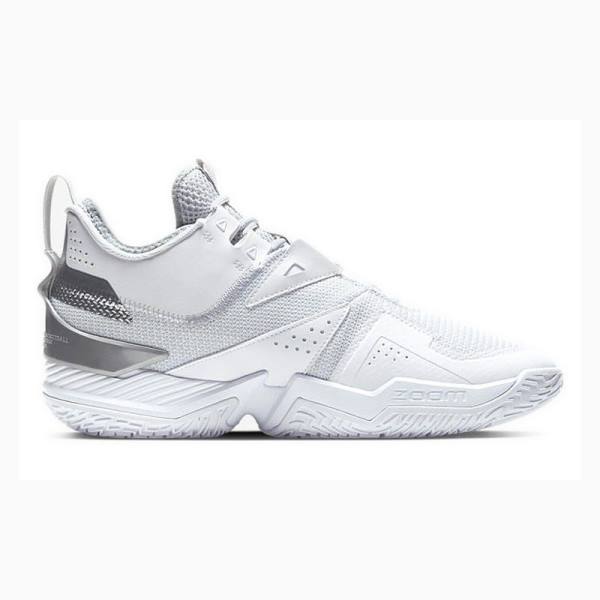 White / Grey Nike Westbrook One Take Basketball Shoes Women's Air Jordan | JD-504WI