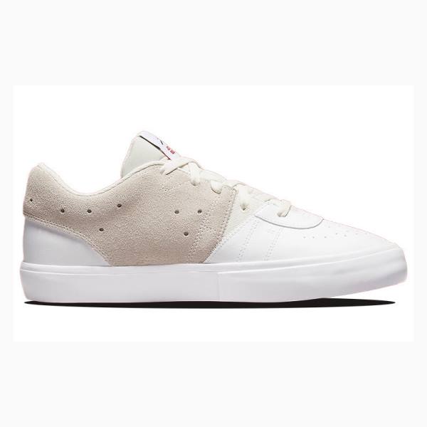 White / Khaki Nike Series ES White Sail Sneakers Men's Air Jordan | JD-356JH