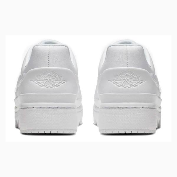 White Nike Jester XX Low Laced Sneakers Women's Air Jordan 1 | JD-045ZV