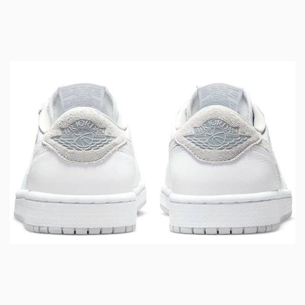 White Nike Low OG Neutral Sneakers Women's Air Jordan 1 | JD-743UB