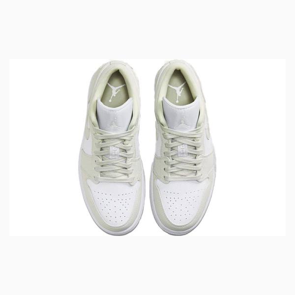 White Nike Low Spruce Aura Sneakers Women's Air Jordan 1 | JD-574CF