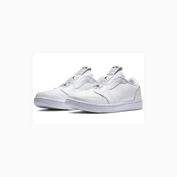 White Nike RET Low Slip Sneakers Women's Air Jordan 1 | JD-768HO