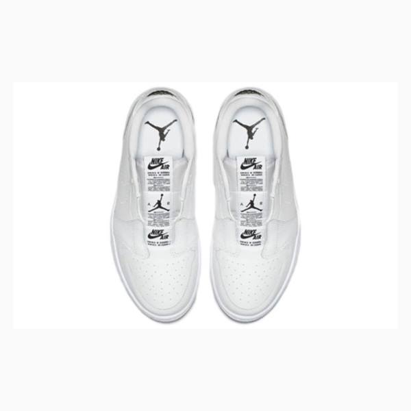 White Nike RET Low Slip Sneakers Women's Air Jordan 1 | JD-768HO