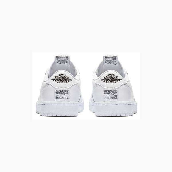 White Nike RET Low Slip Sneakers Women's Air Jordan 1 | JD-768HO