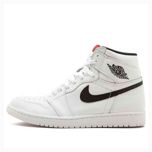 White Nike Retro High OG Yin Yang Pack Basketball Shoes Men\'s Air Jordan 1 | JD-308YX