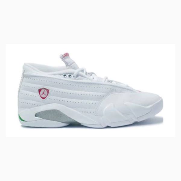 White Nike Retro Low Sneakers Women's Air Jordan 14 | JD-409WX