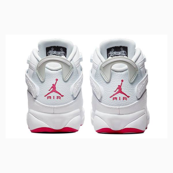 White Nike Rings Basketball Shoes Men's Air Jordan 6 | JD-960BD