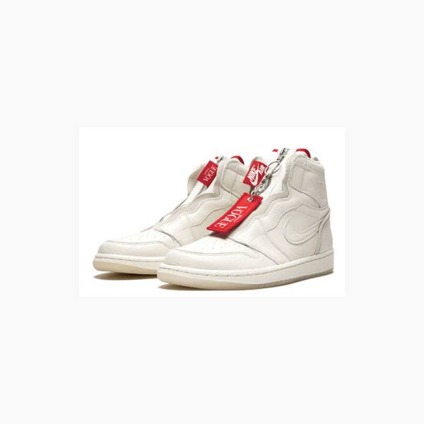 White Nike X Anna Wintour Retro High Zip AWOK Basketball Shoes Women's Air Jordan 1 | JD-691XO