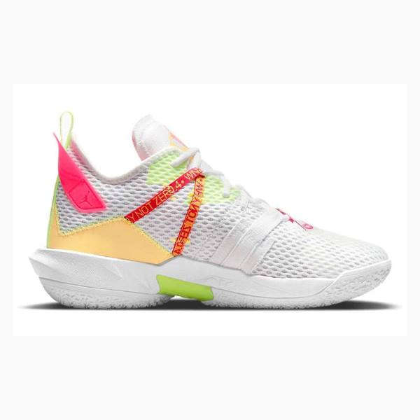 White / Pink / Beige Nike Why Not Zer0.4 PF 4 Basketball Shoes Men's Air Jordan | JD-138GR