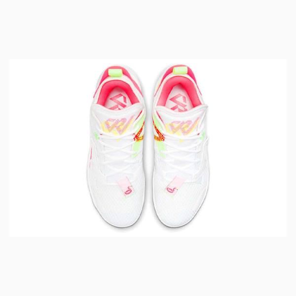 White / Pink / Beige Nike Why Not Zer0.4 PF 4 Basketball Shoes Men's Air Jordan | JD-138GR