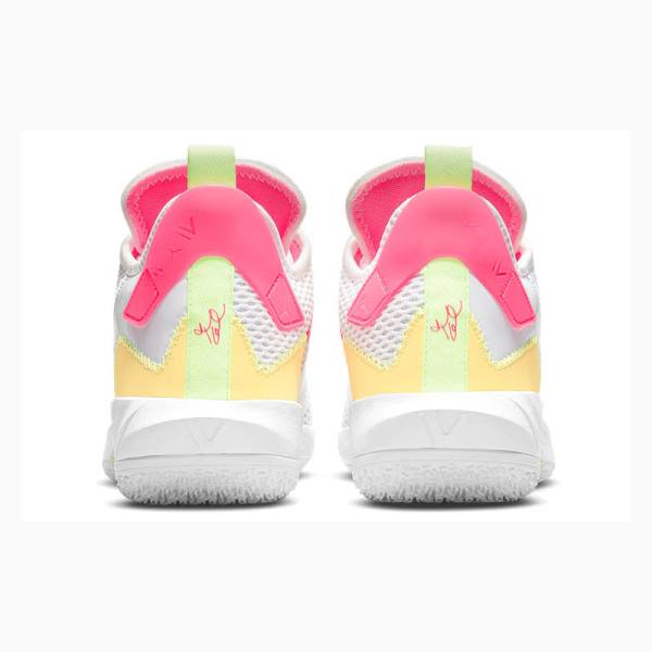 White / Pink / Beige Nike Why Not Zer0.4 PF 4 Basketball Shoes Men's Air Jordan | JD-138GR