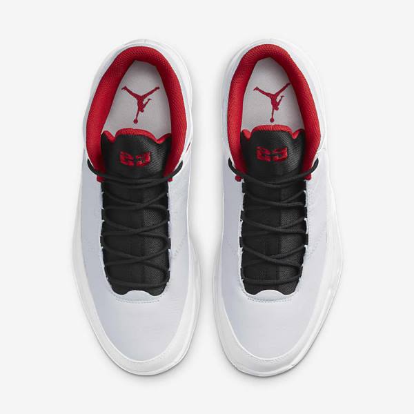 White / Platinum / Black / Red Nike Max Aura 3 Basketball Shoes Men's Air Jordan | NK109HRE