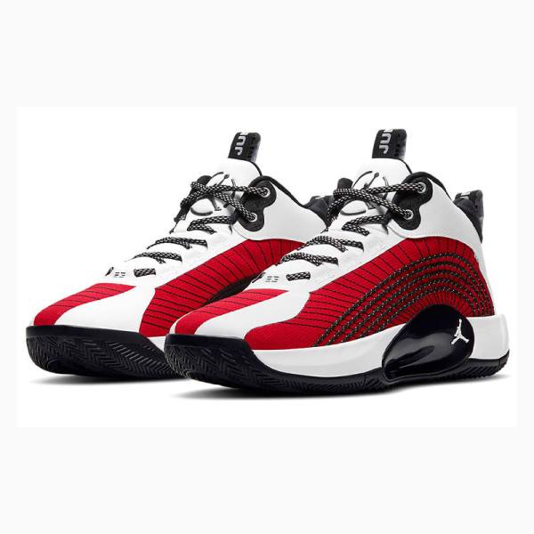 White / Red / Black Nike Jumpman 2021 PF Basketball Shoes Men's Air Jordan | JD-926IS