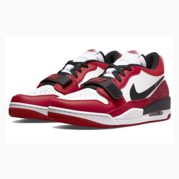 White / Red / Black Nike Legacy 312 Low Chicago Sneakers Men's Air Jordan | JD-856UA