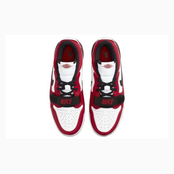 White / Red / Black Nike Legacy 312 Low Chicago Sneakers Men's Air Jordan | JD-856UA