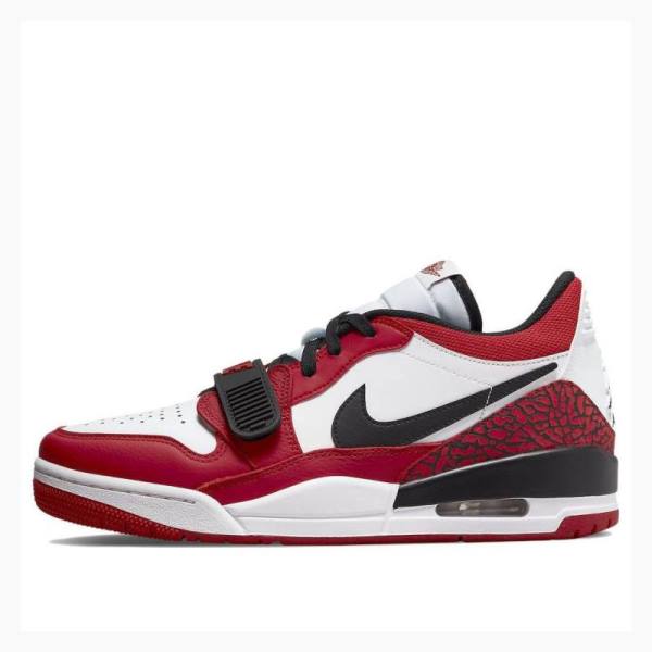 White / Red / Black Nike Legacy 312 Low Chicago Sneakers Men\'s Air Jordan | JD-856UA