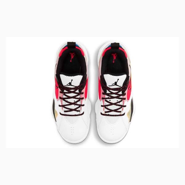 White / Red / Black Nike Zoom 92 Basketball Shoes Women's Air Jordan | JD-839FA