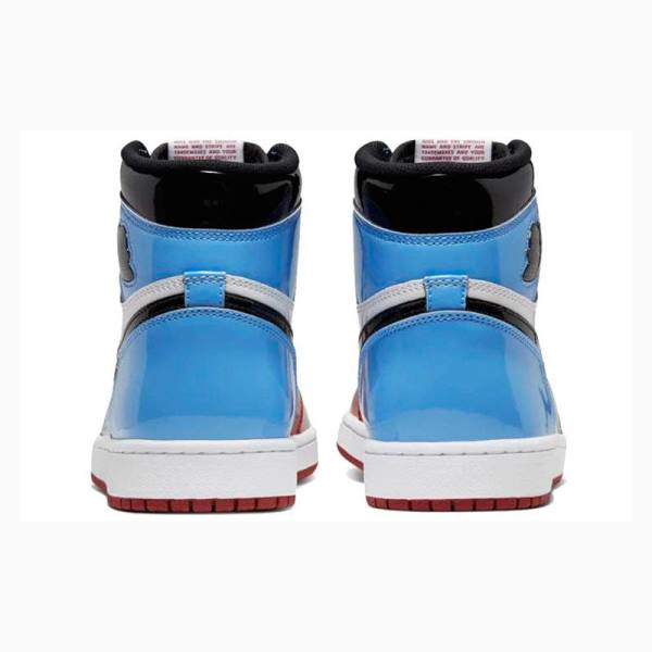 White / Red / Blue Nike Retro High OG Fearless UNC Chicago Basketball Shoes Men's Air Jordan 1 | JD-098IR