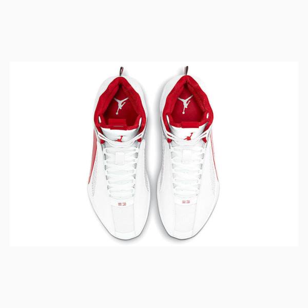 White / Red / Silver Nike Fire Basketball Shoes Men's Air Jordan 35 | JD-167EN