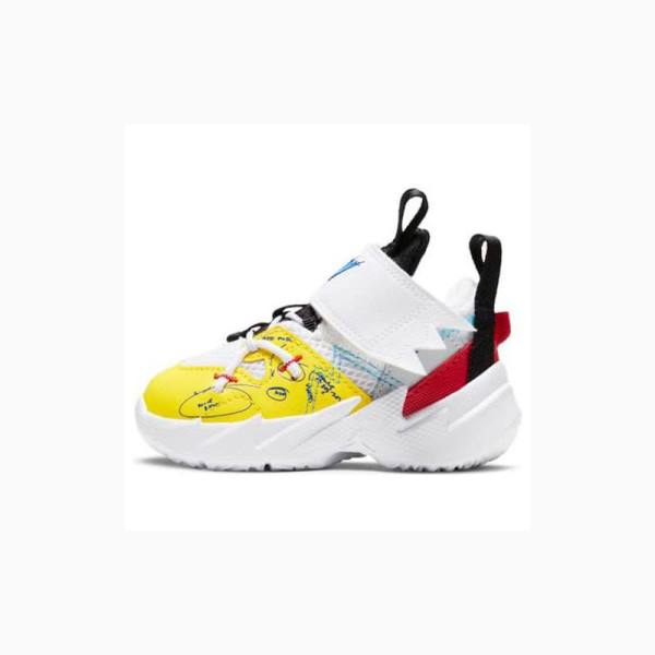 White / Red / Yellow Nike Why Not Zer03 SE 3 TD Basketball Shoes Women\'s Air Jordan | JD-038CP