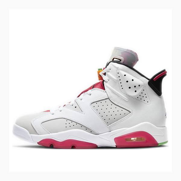 White / Rose Nike Retro Hare Basketball Shoes Men\'s Air Jordan 6 | JD-813QP