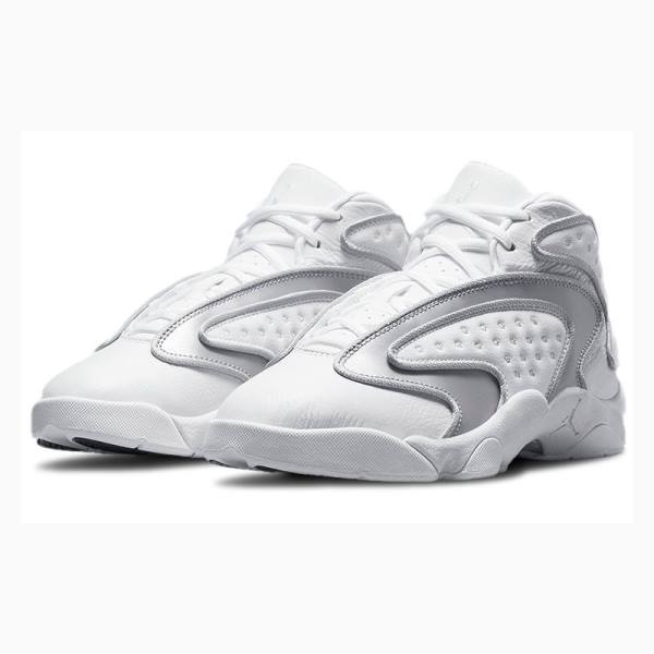 White / Silver Nike OG Basketball Shoes Women's Air Jordan | JD-106ZT