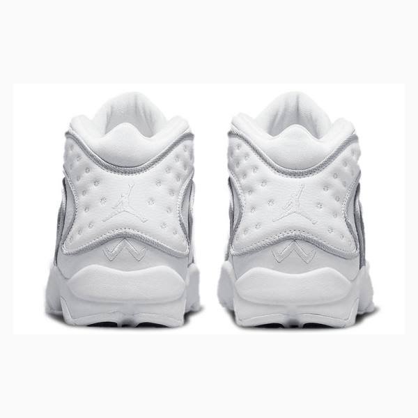 White / Silver Nike OG Basketball Shoes Women's Air Jordan | JD-106ZT