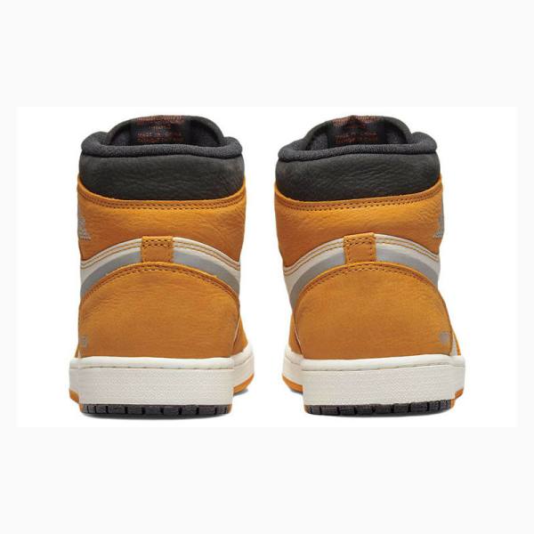 Yellow / Black Nike Element Gore-Tex Basketball Shoes Men's Air Jordan 1 | JD-350DL